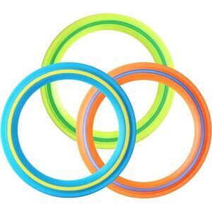 Flying Disc Ring Set (3 Pack) - 11" Outdoor Sports Toy
